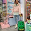 چمدان دایناسور سه بعدی سبز