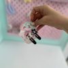 گیره مو دوتایی کورومی صورتی مشکی
