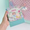 تقویم رومیزی 1404 طرحدار رنگی رنگی