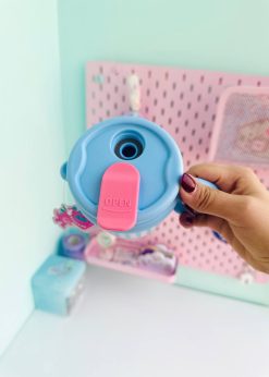 تراول ماگ چهارخونه دو رنگ کیوت