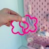 گوشواره فلاور کیوت صورتی