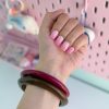 النگو دایره ای براق کیوت رنگی