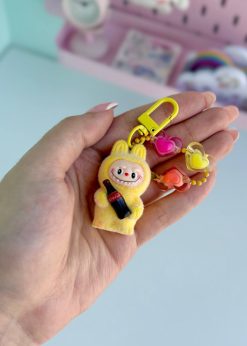 سر زیپ لابوبو و کوکا مخملی پاستلی