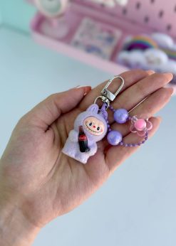 سر زیپ لابوبو و کوکا مخملی پاستلی