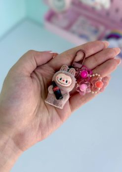 سر زیپ لابوبو و کوکا مخملی پاستلی