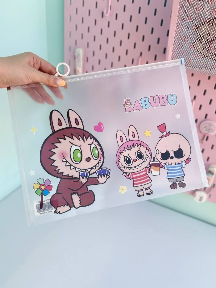 پوشه شفاف لبوبو و کافی کیوت