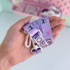 قمقمه شفاف دسته دار کورومی بنفش
