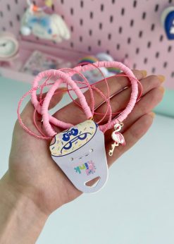 Alternative view of گردنبند فلامینگو کیوت صورتی