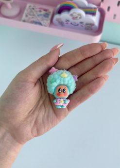 آویز مو فرفری کیوت رنگی رنگی