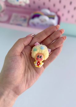 آویز مو فرفری کیوت رنگی رنگی