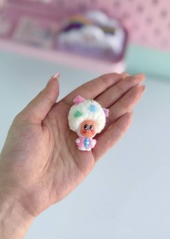 آویز مو فرفری کیوت رنگی رنگی