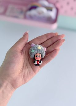 آویز مو فرفری کیوت رنگی رنگی