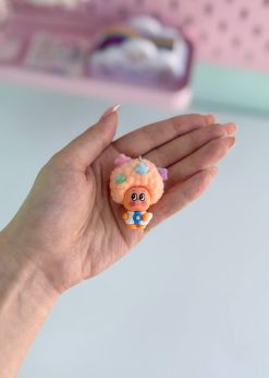 آویز مو فرفری کیوت رنگی رنگی