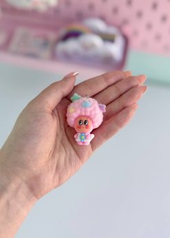 آویز مو فرفری کیوت رنگی رنگی