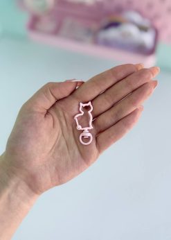 قفل فانتزی کیوت کت پاستلی