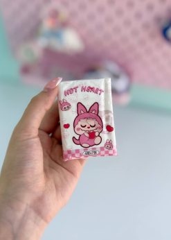 دستمال کاغذی جیبی لبوبو کیوت شطرنجی