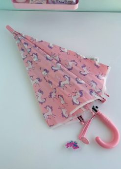 چتر یونیکورن کیوت صورتی