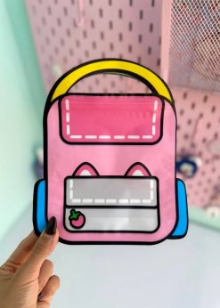 زیپ کیپ کوله پشتی رنگی رنگی