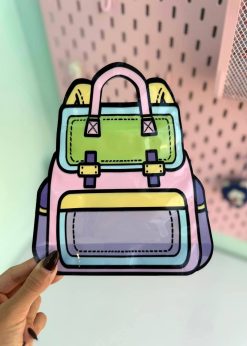 زیپ کیپ کوله پشتی پاستلی