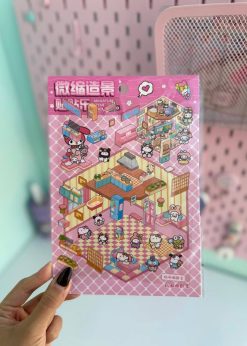 استیکر سه بعدی کاپی بارا و سانریو پاستلی