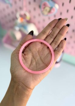 النگو گرد شیشه ای رنگی رنگی