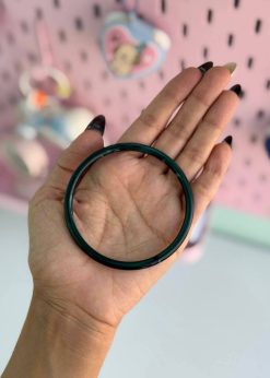 النگو گرد شیشه ای رنگی رنگی