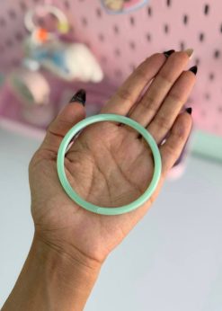 النگو گرد شیشه ای رنگی رنگی