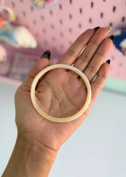 النگو گرد شیشه ای رنگی رنگی