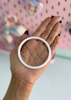 النگو گرد شیشه ای رنگی رنگی