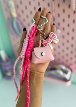 چارم کیف کوچک کیوت صورتی