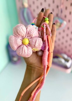 چارم شکوفه صورتی پاستلی