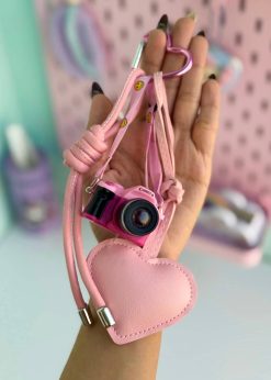 چارم دوربین عکاسی صورتی پاستلی