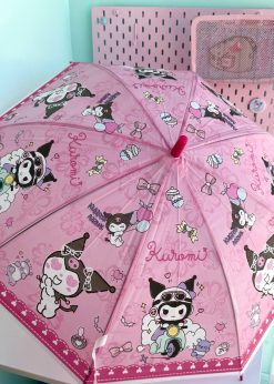 چتر کورومی کیوت صورتی