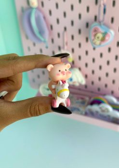 دکوری کوچک خوک رنگی رنگی