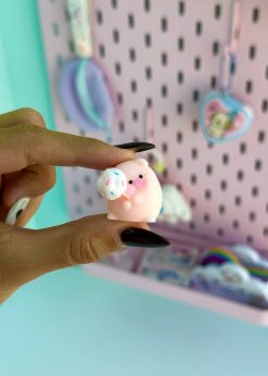 دکوری کوچک خوک رنگی رنگی