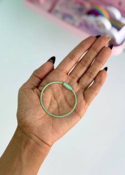 قفل فانتزی دایره ای رنگی رنگی