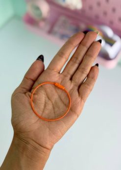 قفل فانتزی دایره ای رنگی رنگی