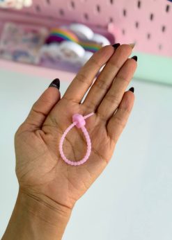 قفل فانتزی سیلیکونی طرح گل پاستلی