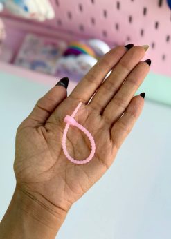 قفل فانتزی سیلیکونی طرح گل پاستلی