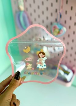 زیپ کیپ فانتزی طرح گل پاستلی