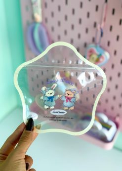 زیپ کیپ فانتزی طرح گل پاستلی