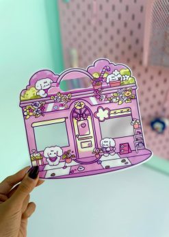 زیپ کیپ طرح خونه انیمالز پاستلی