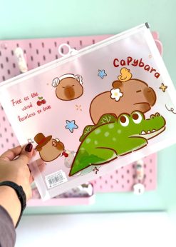 پوشه A4 شفاف کاپی بارا و تمساح