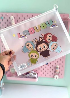 پوشه A4 شفاف لبوبو رنگی رنگی