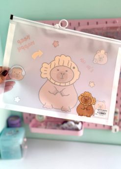 پوشه A4 شفاف کاپی بارا ستاره ای