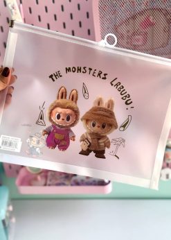 پوشه A4 شفاف لبوبو کلاه دار