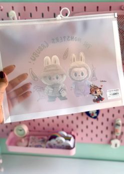 پوشه A4 شفاف لبوبو کلاه دار