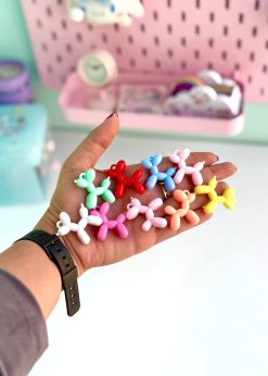 پلاک گردنبند پاپی بادکنکی رنگی