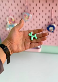 پلاک گردنبند پاپی بادکنکی رنگی