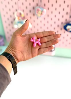 پلاک گردنبند پاپی بادکنکی رنگی